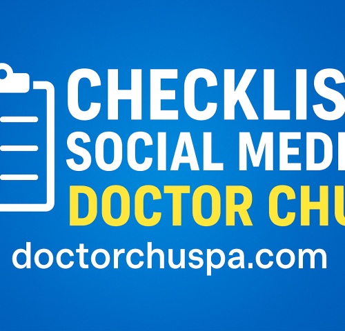 Checklist mạng xã hội doctor chu